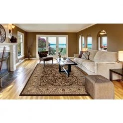 Best reviews of 🔥 Ankara Mahal Brown 8 ft. x 11 ft. Area Rug by Concord Global Trading 👍 -Unique Loom Shop brown concord global trading area rugs 65587 4f 1000