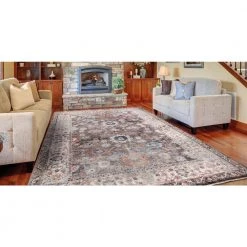 Buy 🔥 Pandora Collection Cassandra Brown 7 ft. x 9 ft. Traditional Area Rug by Concord Global Trading 🎉 -Unique Loom Shop brown concord global trading area rugs 80786 31 1000