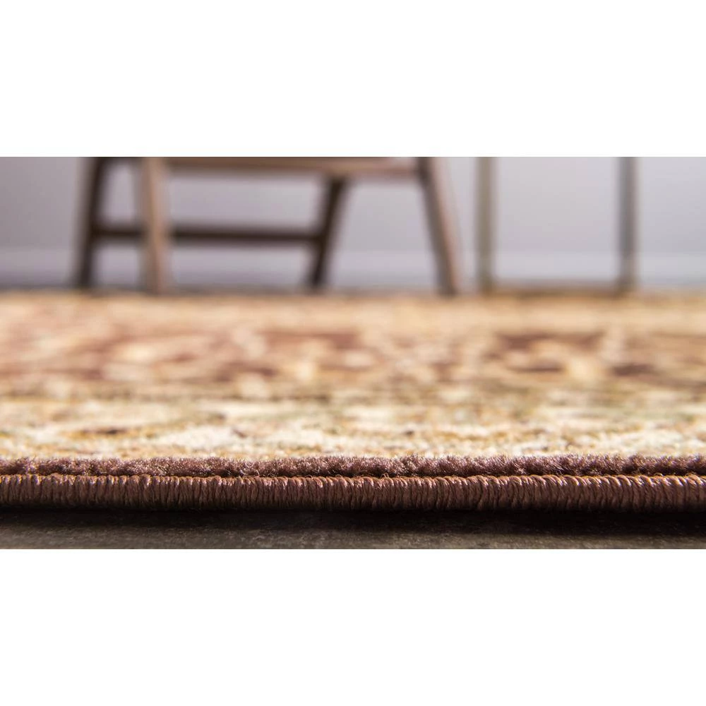 Best deal π Versailles Napoleon Brown 9' 0 x 12' 0 Area Rug by Unique Loom π 9 Best deal π Versailles Napoleon Brown 9' 0 x 12' 0 Area Rug by Unique Loom π - Image 7