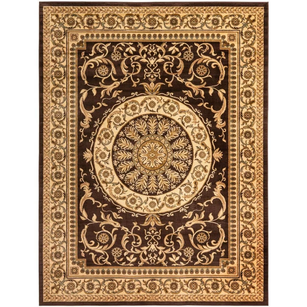 Best deal π Versailles Napoleon Brown 9' 0 x 12' 0 Area Rug by Unique Loom π 3 Best deal π Versailles Napoleon Brown 9' 0 x 12' 0 Area Rug by Unique Loom π