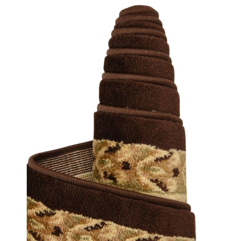 Best deal π Versailles Napoleon Brown 9' 0 x 12' 0 Area Rug by Unique Loom π 6 Best deal π Versailles Napoleon Brown 9' 0 x 12' 0 Area Rug by Unique Loom π - Image 4