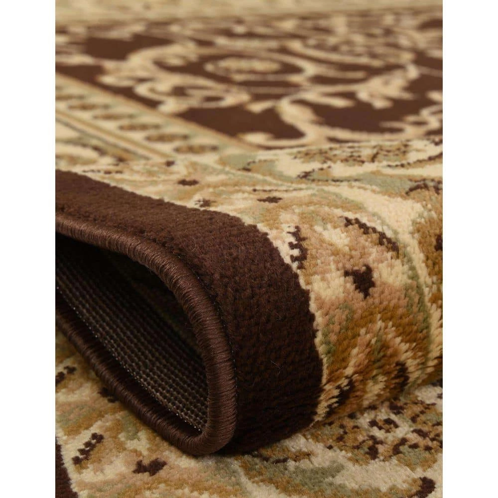 Best deal π Versailles Napoleon Brown 9' 0 x 12' 0 Area Rug by Unique Loom π 7 Best deal π Versailles Napoleon Brown 9' 0 x 12' 0 Area Rug by Unique Loom π - Image 5