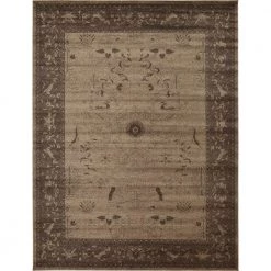 Best reviews of ❤️ La Jolla Floral Light Brown 10' 0 x 13' 0 Area Rug by Unique Loom 🛒
