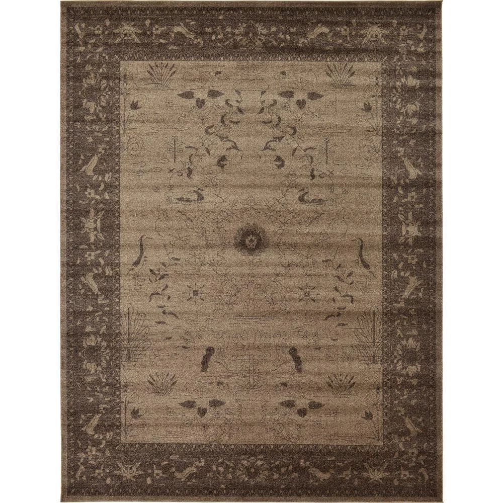 Best reviews of ❤️ La Jolla Floral Light Brown 10' 0 x 13' 0 Area Rug by Unique Loom 🛒 3 Best reviews of ❤️ La Jolla Floral Light Brown 10' 0 x 13' 0 Area Rug by Unique Loom 🛒