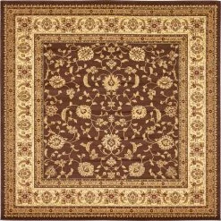 Top 10 👏 Voyage St. Louis Brown 10' 0 x 10' 0 Square Rug by Unique Loom 🌟