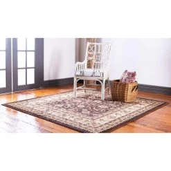 Top 10 👏 Voyage St. Louis Brown 10' 0 x 10' 0 Square Rug by Unique Loom 🌟 -Unique Loom Shop brown unique loom area rugs 3132923 c3 1000
