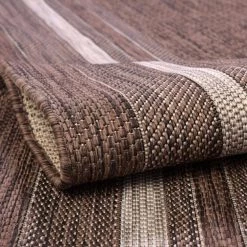 Best Pirce 😉 Outdoor Soft Border Brown 9' 0 x 12' 0 Area Rug by Unique Loom ✔️ -Unique Loom Shop brown unique loom outdoor rugs 3128932 66 1000