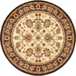 Hot Sale โ Voyage Springfield Ivory 8' 0 x 8' 0 Round Rug by Unique Loom ๐ฅฐ