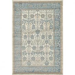 Brand new ๐ Salzburg Gneis Ivory 6' 0 x 9' 0 Area Rug by Unique Loom โ๏ธ
