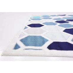 Outlet ❤️ Metro Honeycomb Ivory 8' 0 x 10' 0 Area Rug by Unique Loom 🎉 -Unique Loom Shop cream unique loom area rugs 3133883 1f 1000