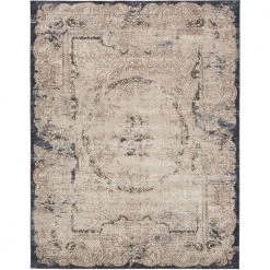 Deals 🌟 Chateau Adams Beige 8' 0 x 10' 0 Area Rug by Unique Loom 😉