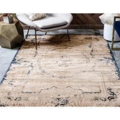Deals 🌟 Chateau Adams Beige 8' 0 x 10' 0 Area Rug by Unique Loom 😉 -Unique Loom Shop cream unique loom area rugs 3136078 c3 1000