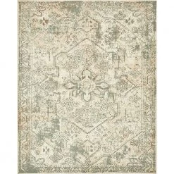 Discount 💯 Tuareg Sandstorm Ivory 8' 0 x 10' 0 Area Rug by Unique Loom ⭐