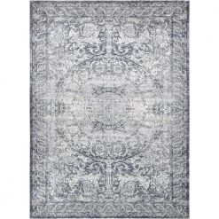 Best deal ✔️ Chateau Grant Dark Blue 9' 0 x 12' 0 Area Rug by Unique Loom 🥰