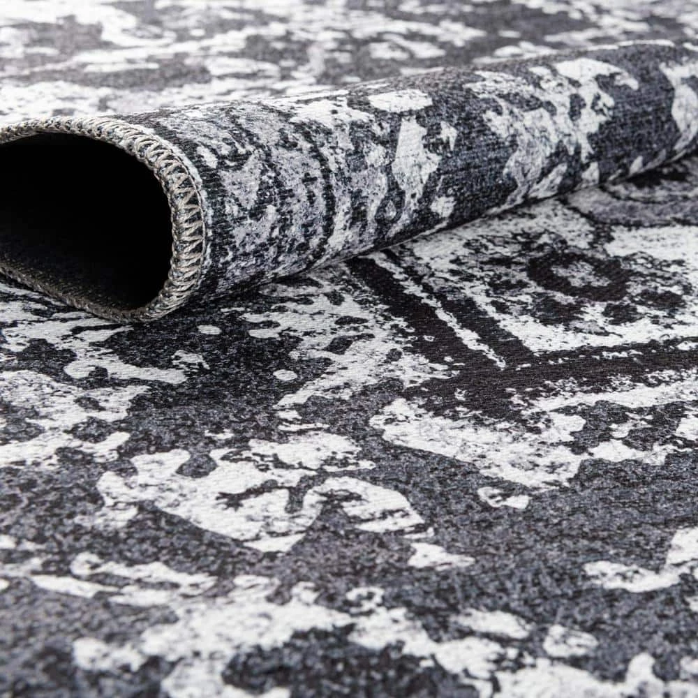 Discount ๐ Renaissance Roma Dark Gray 10 ft. Square Area Rug by Unique Loom โญ 9 Discount ๐ Renaissance Roma Dark Gray 10 ft. Square Area Rug by Unique Loom โญ - Image 7