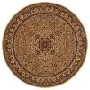 New ✨ Persian Classics Isfahan Gold 5 ft. Round Area Rug by Concord Global Trading 🔔 -Unique Loom Shop gold concord global trading area rugs 20310 64 1000