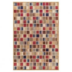 Brand new 🧨 Jewel Checkboard Gold 8 ft. x 10 ft. Area Rug by Concord Global Trading 😍