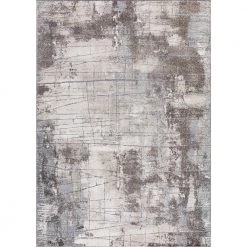 Buy 🔥 Ibiza Gray 5 ft. x 7 ft. Abstract Area Rug by Concord Global Trading 💯