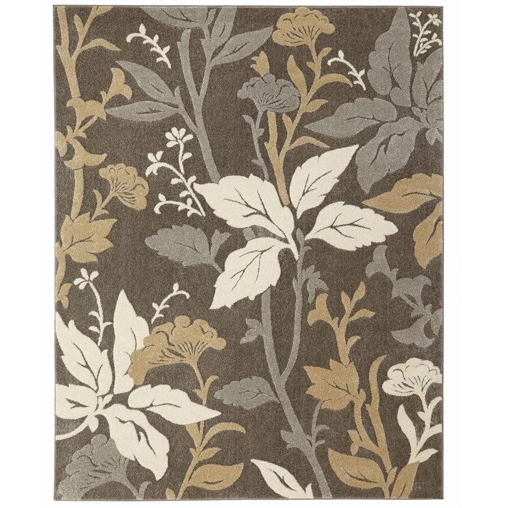Buy โ Blooming Flowers Gray 4 ft. x 6 ft. Area Rug by Concord Global Trading ๐ 3 Buy โ Blooming Flowers Gray 4 ft. x 6 ft. Area Rug by Concord Global Trading ๐