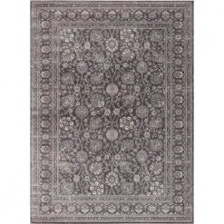 Cheapest 🧨 Kashan Kashan Gray 8 ft. x 10 ft. Area Rug by Concord Global Trading 🔔