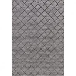 Best Pirce 👍 Thema Teo Gray 7 ft. x 9 ft. Area Rug by Concord Global Trading 😍