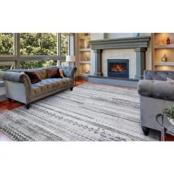 Buy 🔥 Positano Collection Pienza Gray 9 ft. x 13 ft. Distressed Area Rug by Concord Global Trading 🥰 19 Buy 🔥 Positano Collection Pienza Gray 9 ft. x 13 ft. Distressed Area Rug by Concord Global Trading 🥰 -Unique Loom Shop gray concord global trading area rugs 32768 1f 1000