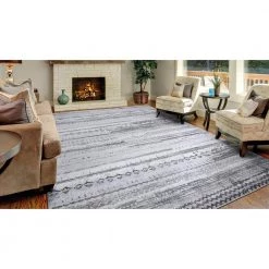 Buy 🔥 Positano Collection Pienza Gray 9 ft. x 13 ft. Distressed Area Rug by Concord Global Trading 🥰 18 Buy 🔥 Positano Collection Pienza Gray 9 ft. x 13 ft. Distressed Area Rug by Concord Global Trading 🥰 -Unique Loom Shop gray concord global trading area rugs 32768 4f 1000