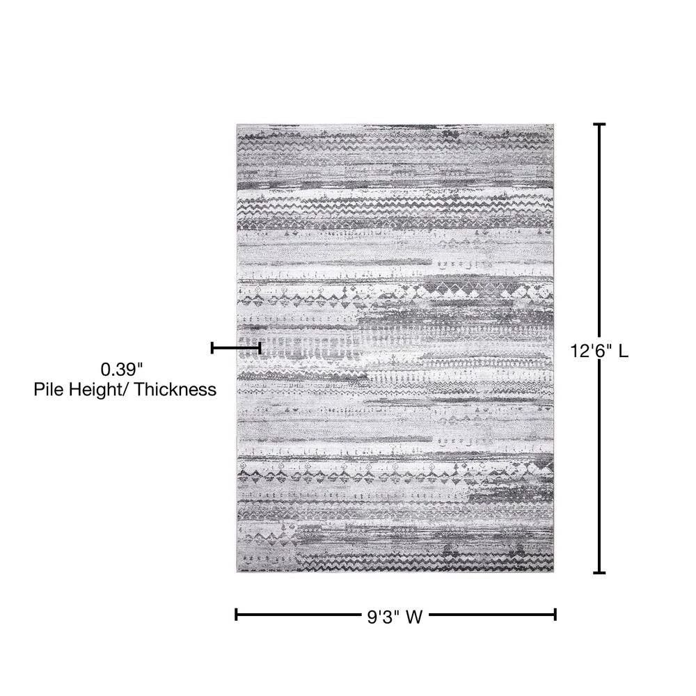 Buy 🔥 Positano Collection Pienza Gray 9 ft. x 13 ft. Distressed Area Rug by Concord Global Trading 🥰 12 Buy 🔥 Positano Collection Pienza Gray 9 ft. x 13 ft. Distressed Area Rug by Concord Global Trading 🥰 - Image 10