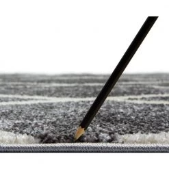 Wholesale 👍 Charlotte Collection Diamond Gray 5 ft. 3 in. x 7 ft. 3 in. Area Rug by Concord Global Trading 🎉 -Unique Loom Shop gray concord global trading area rugs 48065 1f 1000