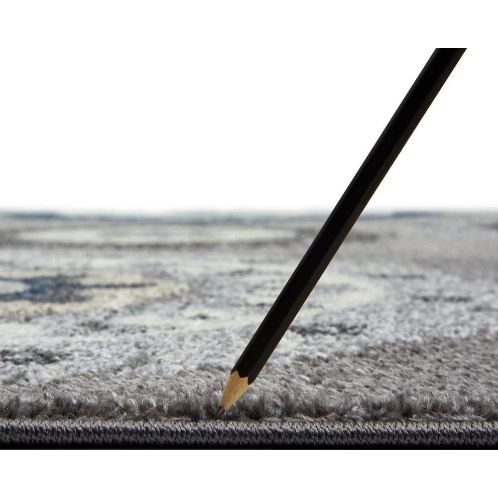 Best Pirce ๐ Charlotte Collection Oasis Gray 2 ft. x 7 ft. 3 in. Runner Rug by Concord Global Trading ๐ 5 Best Pirce ๐ Charlotte Collection Oasis Gray 2 ft. x 7 ft. 3 in. Runner Rug by Concord Global Trading ๐ - Image 3