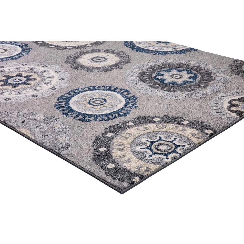 Best Pirce ๐ Charlotte Collection Oasis Gray 2 ft. x 7 ft. 3 in. Runner Rug by Concord Global Trading ๐ 6 Best Pirce ๐ Charlotte Collection Oasis Gray 2 ft. x 7 ft. 3 in. Runner Rug by Concord Global Trading ๐ - Image 4