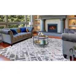 Cheapest 😀 Craft Diamond Gray 8 ft. x 10 ft. Geometric Area Rug by Concord Global Trading 😍 -Unique Loom Shop gray concord global trading area rugs 56467 4f 1000