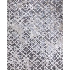 Cheapest 😀 Craft Diamond Gray 8 ft. x 10 ft. Geometric Area Rug by Concord Global Trading 😍