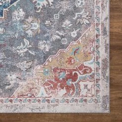 Best Pirce 🥰 Vintage Collection Tabriz Gray 8 ft. x 11 ft. Medallion Area Rug by Concord Global Trading 🌟 -Unique Loom Shop gray concord global trading area rugs 73067 1d 1000