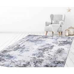 Best Pirce 🎁 BrightonCollection Pacific Gray 9 ft. x 13 ft. Abstract Area Rug by Concord Global Trading 🔔 -Unique Loom Shop gray concord global trading area rugs 80268 44 1000