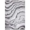 Best deal 🥰 BrightonCollection Marble Gray 8 ft. x 11 ft. Abstract Area Rug by Concord Global Trading 🧨 -Unique Loom Shop gray concord global trading area rugs 80517 64 1000