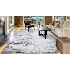 Budget 🧨 BrightonCollection Dallas Gray 8 ft. x 11 ft. Abstract Area Rug by Concord Global Trading ✨ -Unique Loom Shop gray concord global trading area rugs 80627 c3 1000