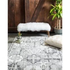 Best Sale 💯 La Jolla Cathedral Gray 10' 0 x 14' 0 Area Rug by Unique Loom 😉 -Unique Loom Shop gray unique loom area rugs 3133404 4f 1000
