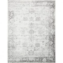 Unique Loom Shop 35 Best Pirce ๐ Sofia Casino Gray 9 ft. x 12 ft. Medallion Area Rug by Unique Loom ๐