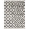 Best Sale 🛒 Hygge Shag Diamond Gray 9 ft. x 12 ft. Area Rug by Unique Loom 😉 -Unique Loom Shop gray unique loom area rugs 3143728 64 1000