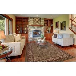 Best Sale 🔔 Persian Classics Isfahan Green 5 ft. x 8 ft. Area Rug by Concord Global Trading 👏 -Unique Loom Shop green concord global trading area rugs 20355 1f 1000