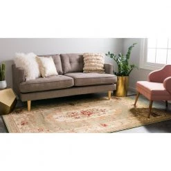 Budget 🔥 Versailles Henry Green 10' 0 x 13' 0 Area Rug by Unique Loom ⌛ -Unique Loom Shop green unique loom area rugs 3129301 44 1000