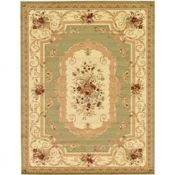 Budget 🔥 Versailles Henry Green 10' 0 x 13' 0 Area Rug by Unique Loom ⌛