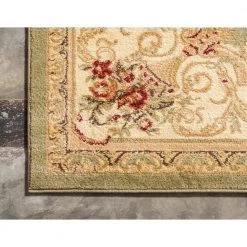 Budget 🔥 Versailles Henry Green 10' 0 x 13' 0 Area Rug by Unique Loom ⌛ -Unique Loom Shop green unique loom area rugs 3129301 66 1000