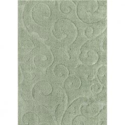 Unique Loom Shop 31 Outlet ๐ Floral Shag Carved Green 9' 0 x 12' 0 Area Rug by Unique Loom ๐