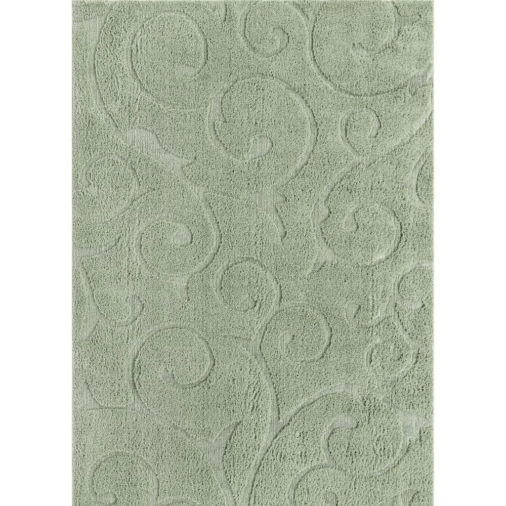 Outlet ๐ Floral Shag Carved Green 9' 0 x 12' 0 Area Rug by Unique Loom ๐ 3 Outlet ๐ Floral Shag Carved Green 9' 0 x 12' 0 Area Rug by Unique Loom ๐