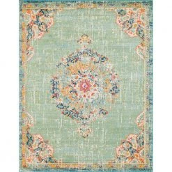 Best Pirce ๐ Penrose Alexis Green 8 ft. x 10 ft. Area Rug by Unique Loom ๐งจ