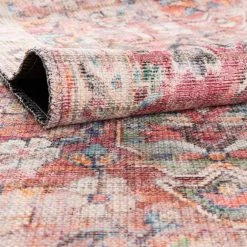 Budget 🧨 Nostalgia Gossamer Ivory and Pink 8 ft. Square Area Rug by Unique Loom 😍 -Unique Loom Shop ivory and pink unique loom area rugs 3177925 fa 1000