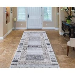 Cheapest 🛒 Positano Collection Capri Ivory 2 ft. x 7 ft. Tribal Runner Rug by Concord Global Trading ⌛ -Unique Loom Shop ivory concord global trading area rugs 32522 31 1000