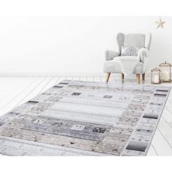 Cheapest 🛒 Positano Collection Capri Ivory 2 ft. x 7 ft. Tribal Runner Rug by Concord Global Trading ⌛ -Unique Loom Shop ivory concord global trading area rugs 32522 44 1000